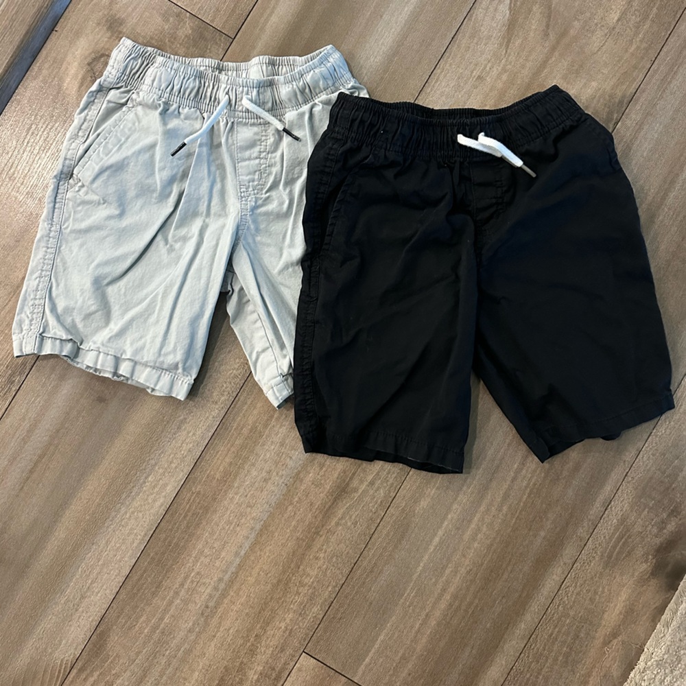 Cat & Jack Black and Light Gray Kids Shorts
